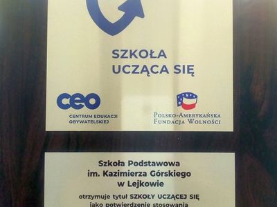 Certyfikat potwierdzający stosowanie w pracy z uczniami ocenianie kształtujące - poziom zaawansowany.