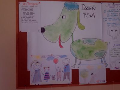 Gazetka wykonana przez wychowanków w Placówce Wsparcia Dziennego w Kosierzewie.
