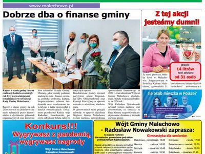 Okładka Kwartalnika Malechowskiego, numer 2/2021, nakład zamknięto dnia 9 lipca 2021.