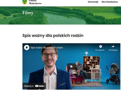 Spis ważny dla polskich rodzin, grafika dotycząca filmu promocyjnego.