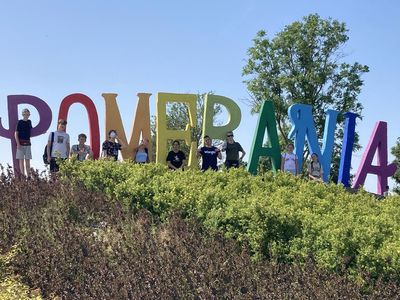 Dzieci z Placówki Wsparcia Dziennego w Święcianowie w Pomeranii.