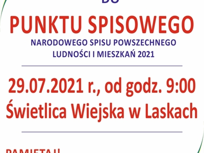 Punkt Spisowy w Laskach.