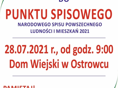 Punkt Spisowy w Ostrowcu.