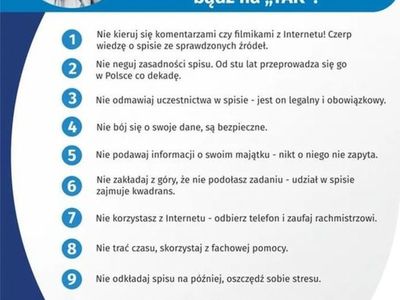 Plakat - nie bój się spisu.