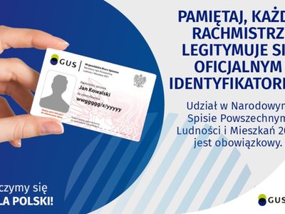 Grafika dotycząca rachmistrza w Narodowym Spisie Powszechnym.