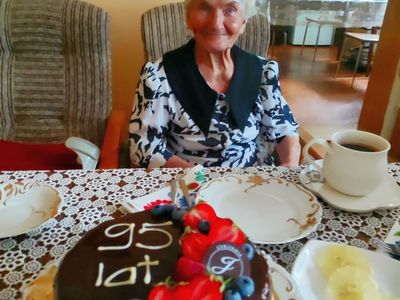 95-letnia Genowefa Góraj z Malechowa, która obchodziła urodziny 17 sierpnia br. 