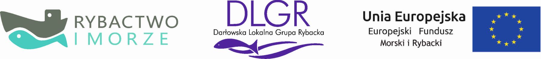 Loga DLGR, Programu Rybactwo i Morze oraz Unii Europejskiej. 