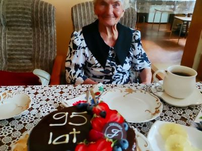 Genowefa Góraj, 95-letnia mieszkanka Malechowa.