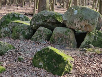 Zdjęcie grobowców megalitycznych w Borkowie.