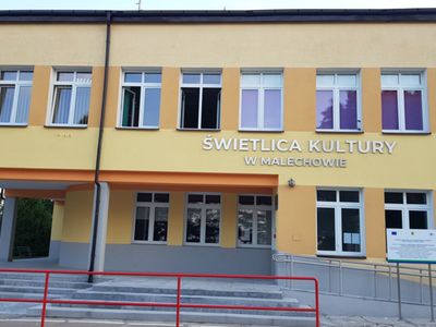 Budynek Świetlicy Kultury w Malechowie.