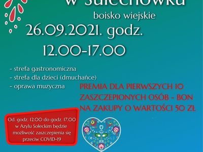 Festyn Szczepimy się z KGW Sulechówko.