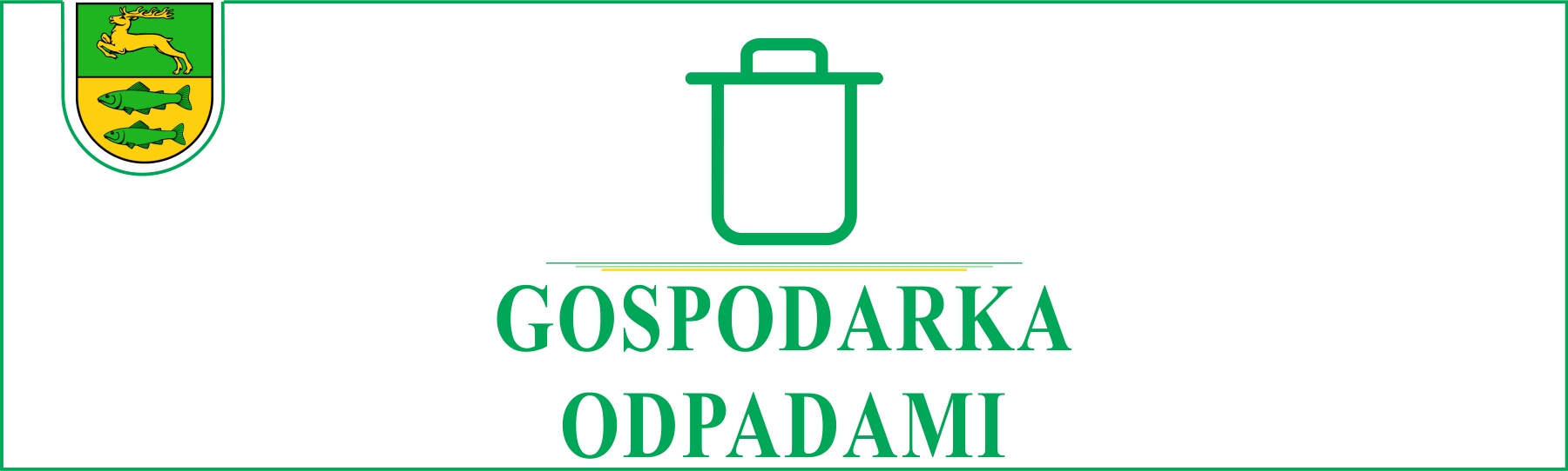 Ikona dekoracyjna Gospodarka odpadami.