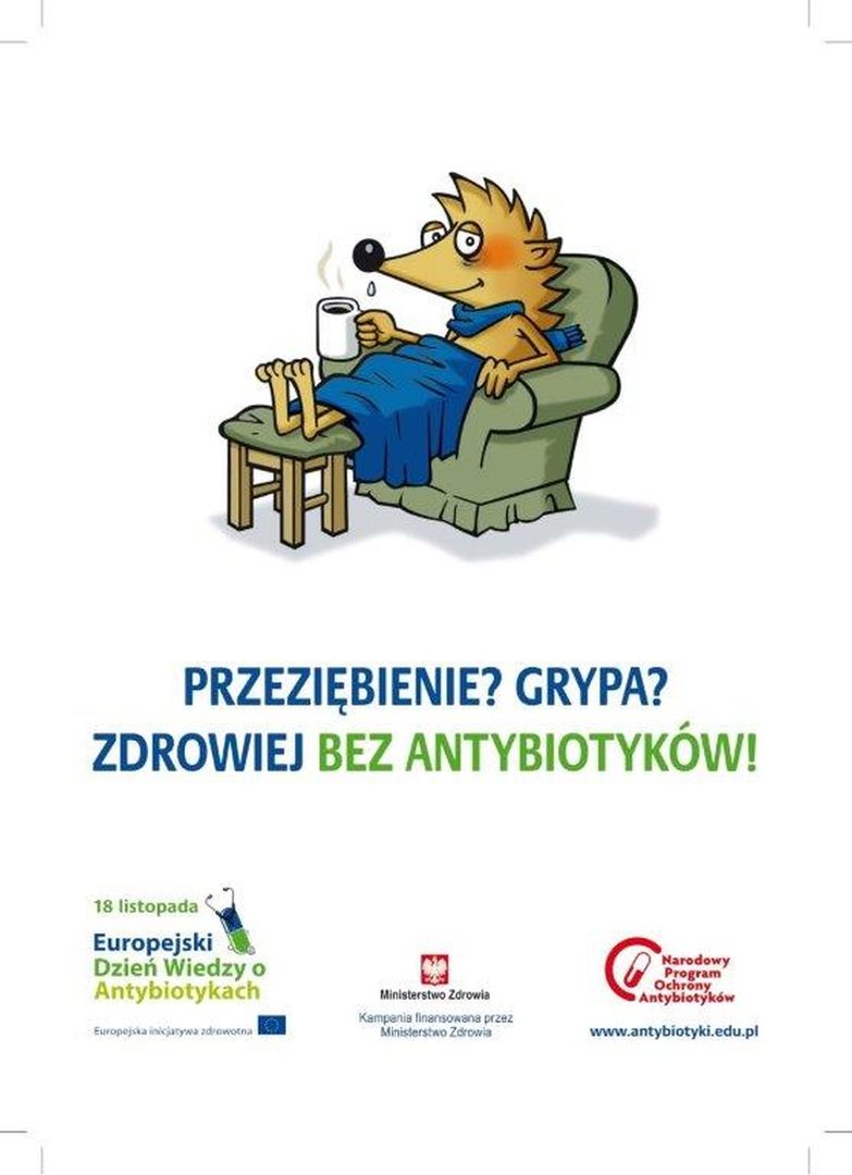 Zdjęcie ulotki przeziębienie czy grypa.