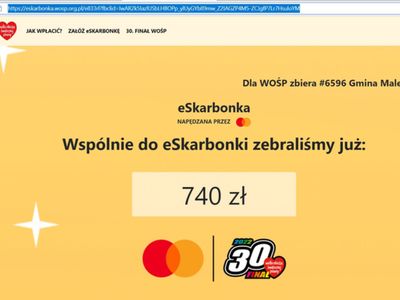 Zdjęcie eSkarbonki Sztabu Gminy Malechowo.