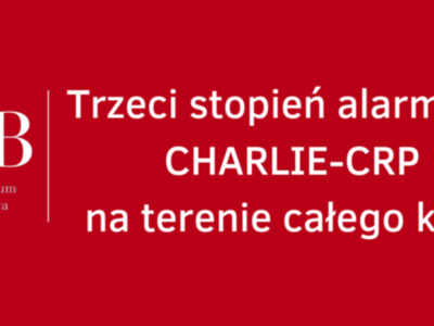 Trzeci stopień alarmowy - Charlie - CRP.
