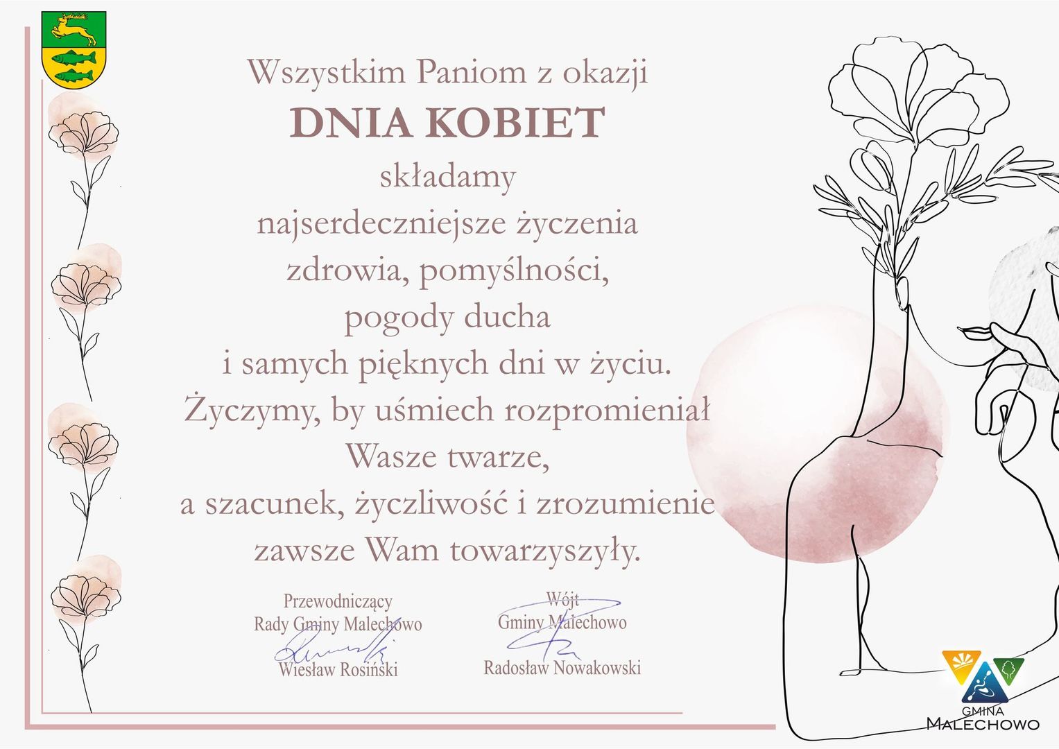 Życzenia z okazji Dnia Kobiet
