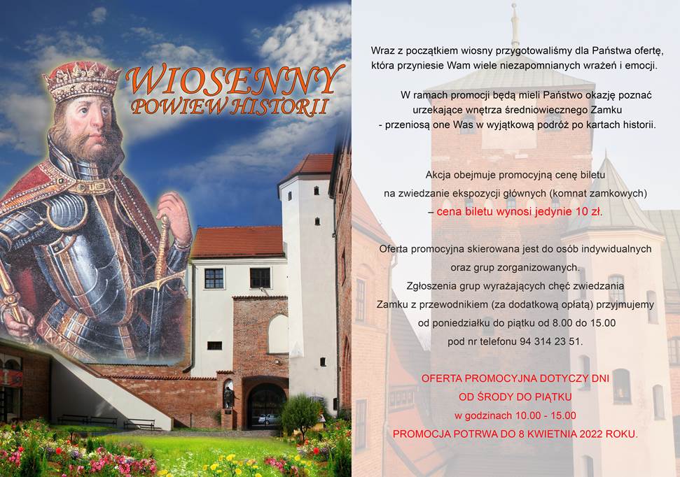 Plakat na temat akcji Wiosenny Powiew Historii.