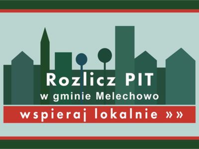 Ikona dekoracyjna "Wspieraj lokalnie - Rozlicz PIT w gminie Malechowo".