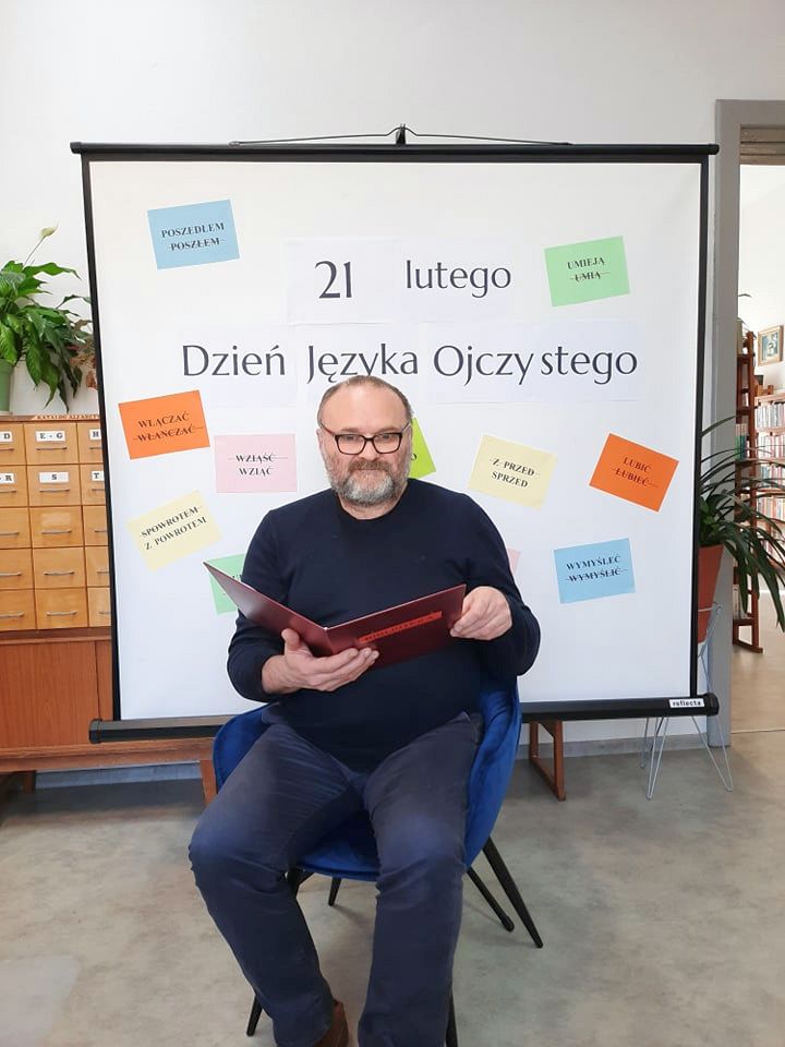 Dzień Języka Ojczystego - Dariusz Czesnowski czyta utwór.