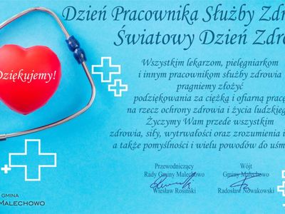 Życzenia z okazji Dnia Zdrowia.