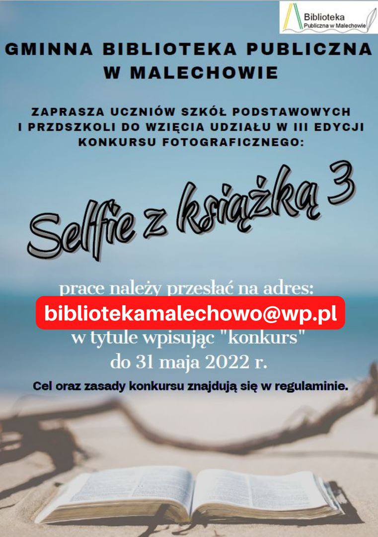 Konkursu Selfie z książką 3.