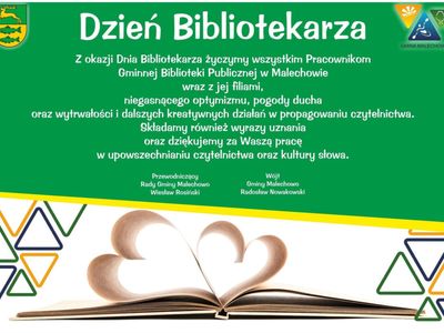 Życzenia z okazji dnia Bibliotekarza.