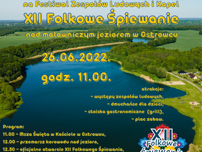 Folkowe Śpiewanie - plakat.