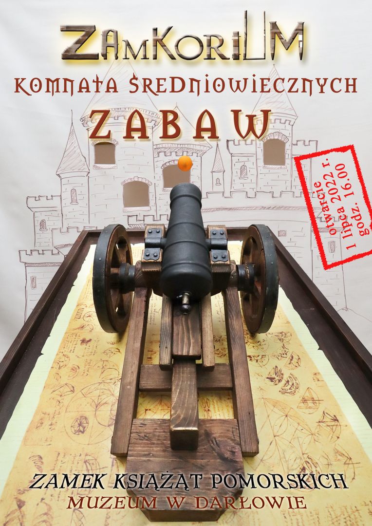 Wystawa dotycząca średniowiecznych zabawek w Muzeum w Darłowie. 