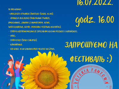 Festyn w Sulechówku - plakat.