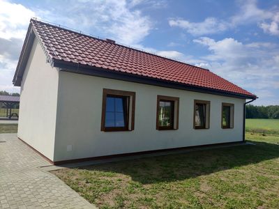 Nowa świetlica wiejska w Borkowie przed otwarciem.