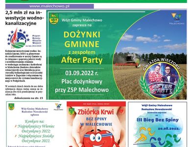 Kwartalnik Malechowski - nr 2, nakład zamknięto dnia 19 lipca br.
