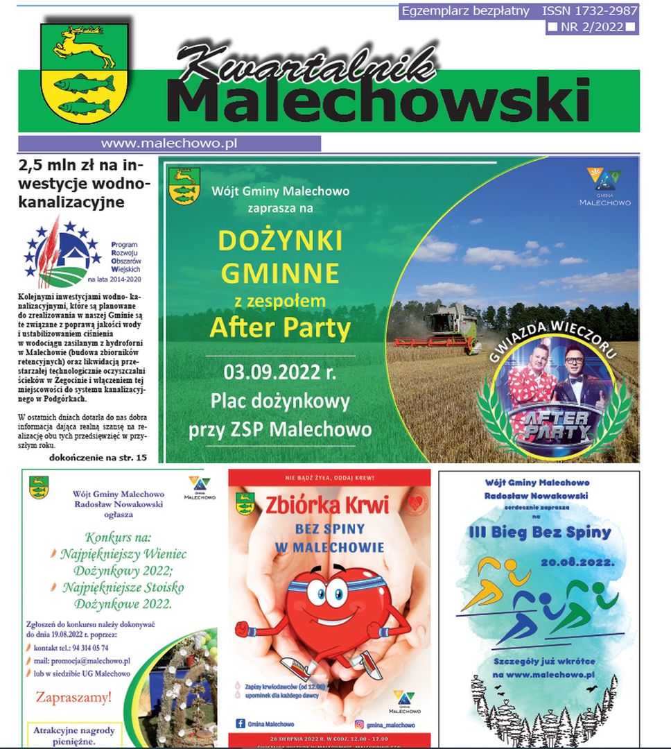 Kwartalnik Malechowski - nr 2, nakład zamknięto dnia 19 lipca br.
