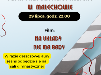 Plakat Kino na leżakach.