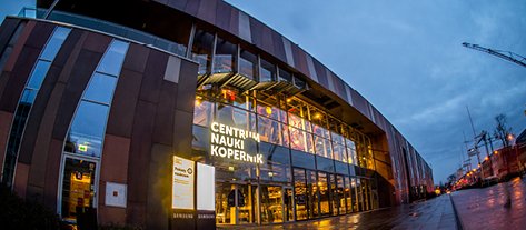Budynek Centrum Nauki Kopernik. 