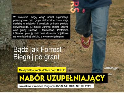 Plakat informujący o II naborze do programu Działaj Lokalnie.