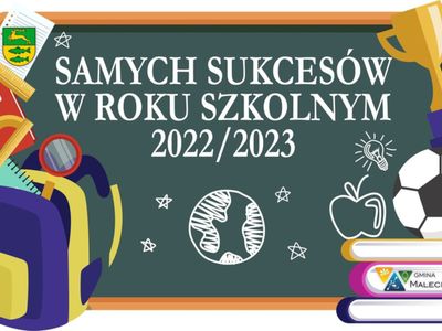 Plakat rozpoczęcie roku szkolnego.