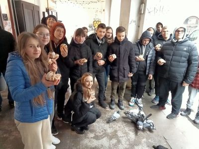 Uczniowie z Malechowa podczas wycieczki Poznaj Polskę.