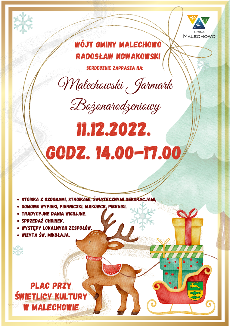 Plakat dotyczący Jarmarku, 11 grudnia.