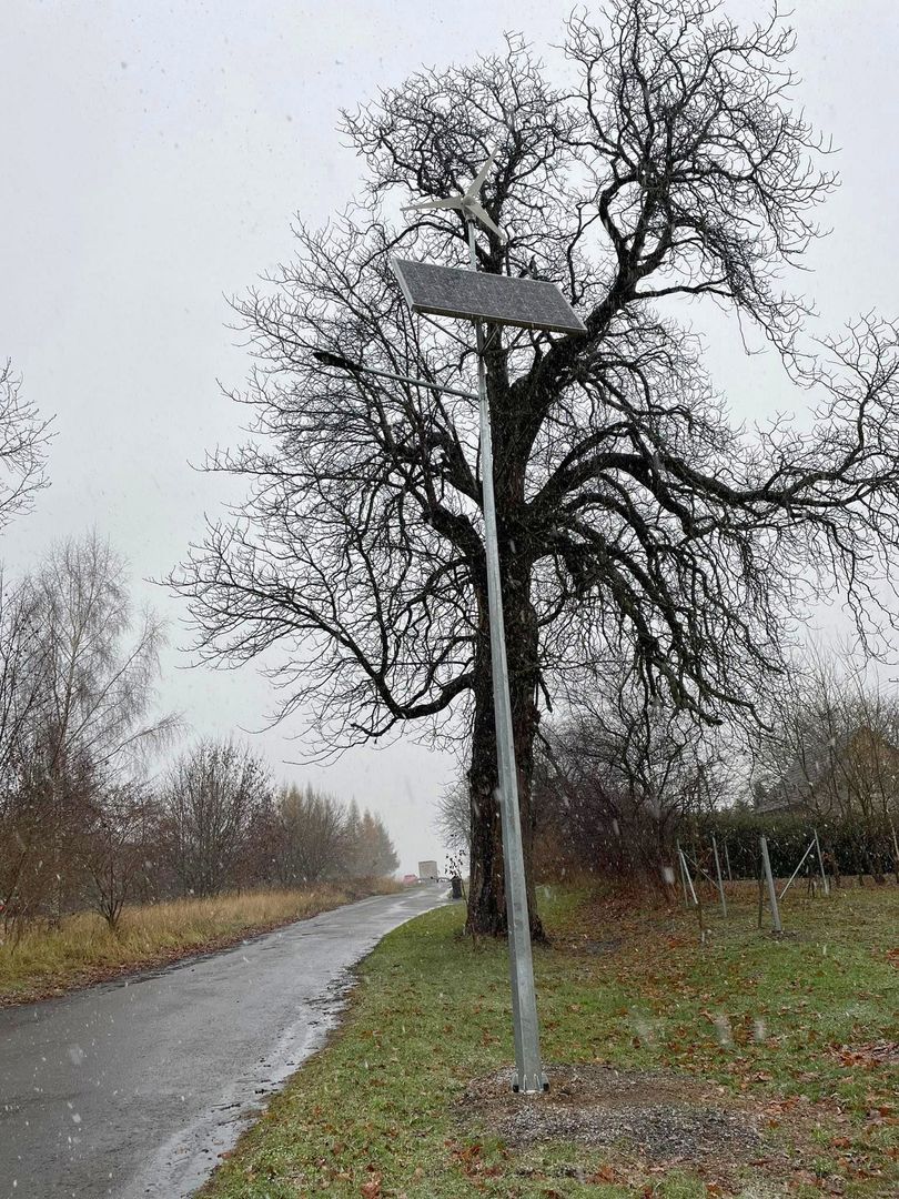 Nowa lampa w Niemicy.