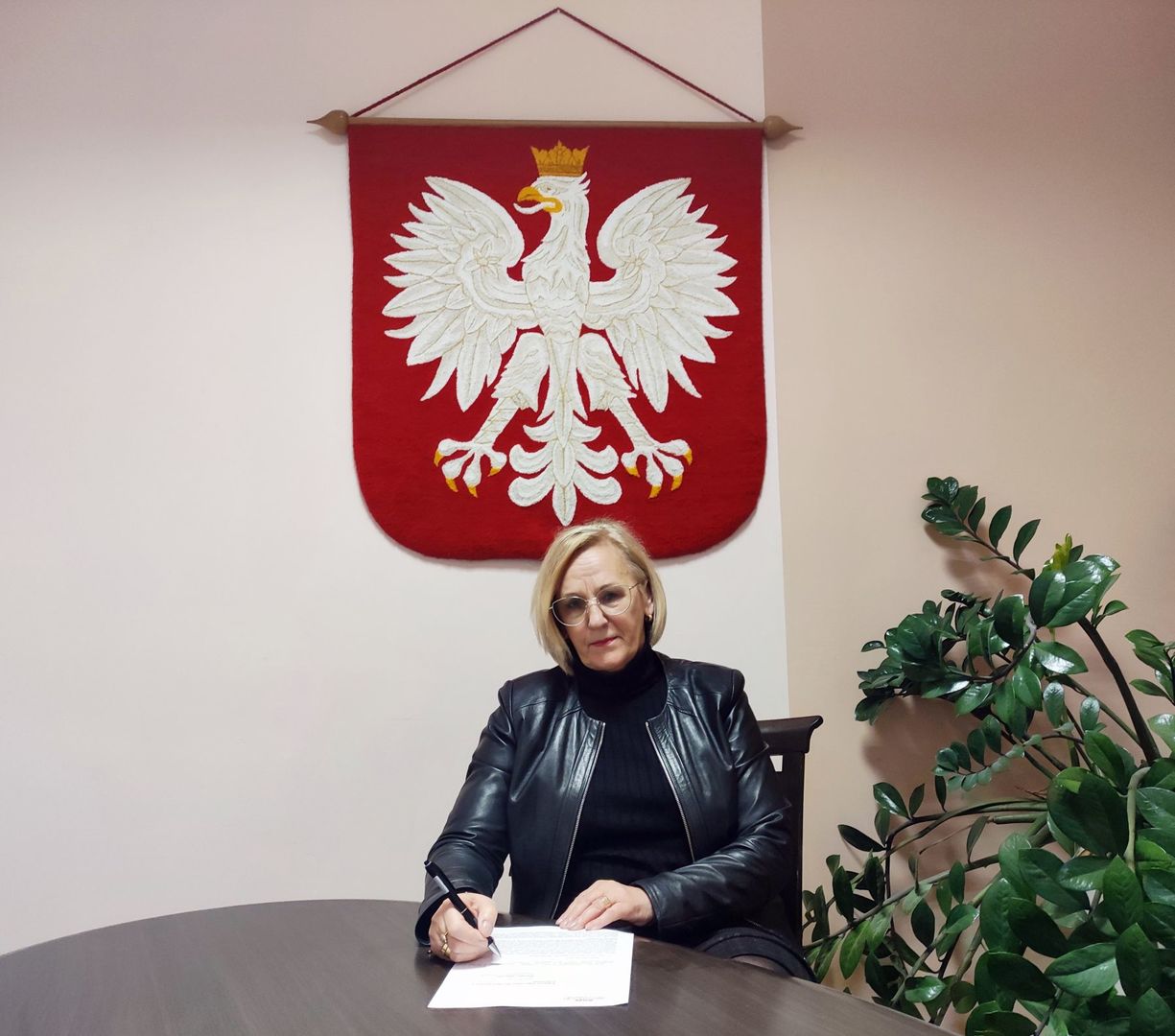 Sekretarz Gminy i Zastępca Wójta Gminy Malechowo - Halina Skaza.