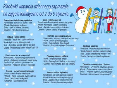 Harmonogram zajęć w tym tygodniu.