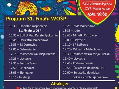 Plakat 31. Finał WOŚP.