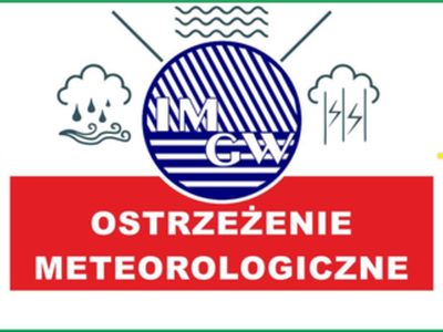 Ikona dekoracyjna Ostrzeżenia meteorologiczne.