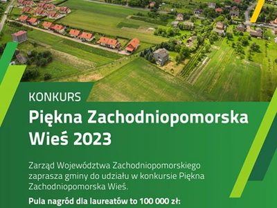 Plakat informujący o konkursie.