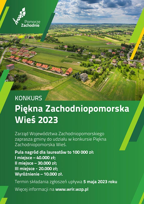 Plakat informujący o konkursie.
