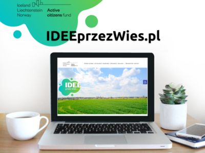 Infografika z nazwą strony internetowej.