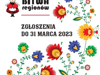 Plakat informujący o konkursie i terminie zgłoszenia.
