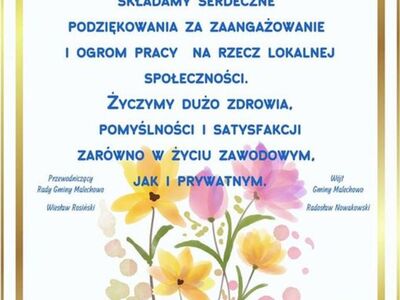 Życzenia z okazji Dnia Sołtysa.