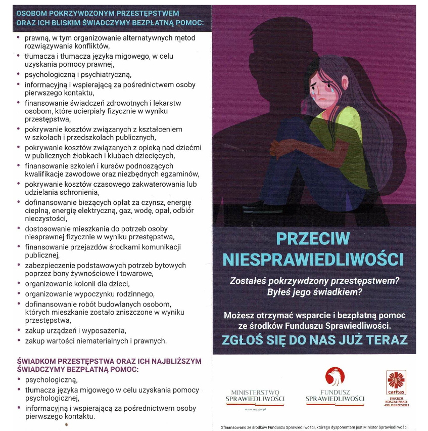 Ulotka informacyjna.