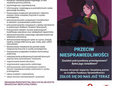 Ulotka informacyjna.